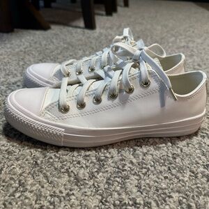 Classic White Converse Low-Top Sneakers